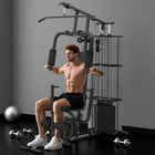 Soozier - Équipement De Gym Multifonction Pour La Maison Avec Charge De 100 Lb - Noir-Prend en charge de nombreux types d’exercices tels que la barre de traction dorsale, le papillon, la barre de traction basse, l’entraînement des bras pliés, l’entraînement des jambes  