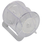 JAM Paper - Ensemble de fournitures de bureau  - 5 x 5 x 5 - rond - transparent-Quantité : un (1) organiseur de bureau et un (1) ensemble de fournitures de bureau