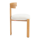 Zuo - Tiana Chaise de salle à manger - Naturel/Beige-Garantie limitée de 3 ans