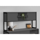 Monarch Specialties - Huche De Bureau - 72 po L - Travail - Portes De Stockage - Travail - Qualité Commerciale - Stratifié Gris-Cette huche de qualité commerciale est durablement conçue pour répondre aux normes de sécurité ANSI / BIFMA, assurant résilience et longévité avec une garantie limitée de 5 ans incluse