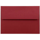 JAM Paper - Ensemble de papeterie 25 cartes blanches et 25 enveloppes A2 - Rouge foncé - lot de 25-Taille : A2 (4,375 x 5,75 pouces)