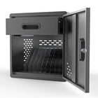 Luxor - Chariot de recharge modulaire pour 20 appareils (2 armoires) avec chariot simple et alimentation CA-Les barrettes d’alimentation sont situées dans un tiroir séparé pour garder les câbles et blocs d’alimentation bien rangés
