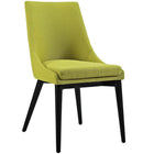 Modway - Viscount Tissu Fauteuil d’appoint de salle à manger Ensemble de 2 - Herbe de blé-Rembourrage en mousse dense