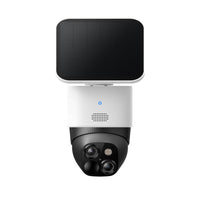 eufy Security - SoloCam S340 caméra de sécurité solaire, caméra extérieure sans fil, Blanc-Clarté améliorée des deux caméras à 50 pieds : Capturez tous les événements autour de votre maison avec une résolution 3K exceptionnelle. Le zoom 8X vous permet de voir exactement ce qui se trouve dans les alentours