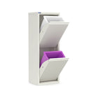Ceha Canada - Armoire de rangement métallique polyvalente CK à 2 portes - 13 po L - Blanc-CONSTRUCTION DURABLE : Entièrement soudée et robuste, cette séparatrice de rangement polyvalente est conçue pour durer. Son revêtement époxy-polyester résiste à l'usure, ce qui la rend parfaite pour un usage résidentiel ou de bureau