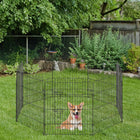 PawHut - Enclos pliable pour chien d'intérieur et extérieur - 30 po H-Le parc d'exercice fournit un espace fermé pour vos chiens, lapins ou autres animaux de compagnie
