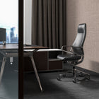 Decent Living - Chaise de bureau Nexten Pro, dossier haut, Blanc cassé-8