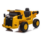 Freddo - 12V CAT Camion-benne électrique 1 place RideOn-Siège PP : Votre enfant peut profiter d'une balade confortable avec le siège en plastique PP de cette excavatrice. Sa conception garantit un confort maximal pour votre petit, de sorte que sa balade est confortable et sûre