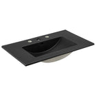 Modway - Cayman 30" Lavabo de salle de bain in Noir-Lavabo de salle de bain moderne de 30"