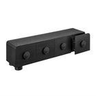 Modway - Sonnet 69 po Profil bas Meuble TV, Noir-Glissements au pied sans marquer