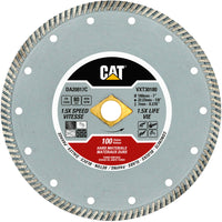 CAT - La lame diamantée CAT de 7 po pour matériau-Jante premium pour matériaux durs: Conçue pour les matériaux haute densité comme la porcelaine et la pierre