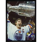 Wayne Gretzky 20x29 Oilers Stanley Cup-V - Toile encadree - 22" x 31"-Impression sur toile de qualité supérieure avec bordures enveloppées