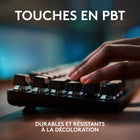 Logitech G413 TKL SE Clavier Gaming Mécanique-Switches Mécaniques Tactiles : Des performances sans compromis sont toujours à portée de main avec ce clavier de gaming filaire