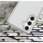 TUFF8 - Coque Robuste - Samsung Galaxy S24 - Transparente-Conception ergonomique : TUFF8 a été conçu pour donner à vos doigts et à vos mains plus de contrôle tactile lorsque vous passez des appels, envoyez des SMS ou utilisez votre téléphone grâce à son pare-chocs bien conçu.