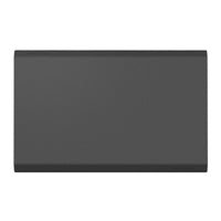 WeatherTech - Tapis du milieu anti-fatigue ComfortMat Connect - Pierre - Noir-Chaque pièce de centre mesure également 3 pi de long. Assemblez-les entre les pièces d’extrémité ou d’angle.