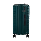 American Tourister - Surftime Spinner - Moyen - sarcelle métallique-La doublure de ce produit a été fabriquée à partir de tissu en polyester recyclé, fabriqué à partir de bouteilles en plastique utilisées par les consommateurs.
