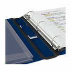 Staples – Reliure Better Binder, 1 po, bleu-Grâce à la fenêtre transparente, ces reliures sont de bonnes reliures de présentation