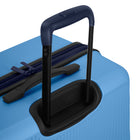 Reebo - Valise d'enregistrement rigide 30po de la collection Action - Bleu Aqua-Système d'extension à fermeture éclair pour 20 % d'espace de rangement supplémentaire