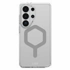 UAG - Étui Plyo transparent avec aimants pour Samsung Galaxy S26 Ultra, Ice/Silver-Coque blindée et noyau souple résistant aux chocs