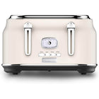 Westinghouse - Grille-pain 4 tranches Retro - blanc-Capacité de 4 tranches