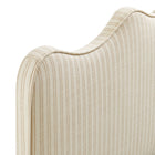 Modway - Athena Rayé Tissu tapis Tête de lit King Size, Rayures d’avoine-8
