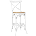 Modway - Gear Tabouret de bar - Blanc-Jambes effilées