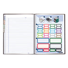 Blueline - Livre de notes A9 à couverture rigide - 9-1/4 po x 7-1/4 po - Couleurs assorties - paquet de 4-5