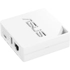 ASUS - Routeur de voyage sans fil double bande Wi-Fi 6 Gigabit AX1500 - Blanc-Alimentée par USB Type-C, elle libère de l'espace dans vos bagages et ne nécessite aucun adaptateur secteur supplémentaire