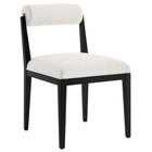 Modway - Kai Tissu Chaise à manger Ensemble de 2 - Sel-Épingles de pied non marquées