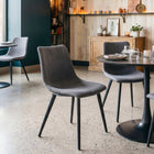 Zuo - Daniel Chaise de salle à manger - Gris - Ensemble de 2-Dimensions: 20,1 po L x 18,5 po L x 31,9 po H