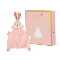 Kaloo - K'doux Doudou Lapin, Coquelicot-Un doux doudou lapin aux longues oreilles et aux petites pattes faciles à attraper, qui fera le bonheur des plus petits