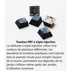 Ducky - ONE 3 Pro Nazca RGB Mechanical Keyboard - MX Silver Switch - Mini Layout - Black-Tapis Webby : Cette technologie vise à améliorer l'expérience globale de frappe en réduisant la dispersion des résonances sonores. Elle traite spécifiquement les problèmes résultant des surfaces de keycaps irrégulières ou des variations des caractéristiques des matériaux au sein de la structure du clavier.