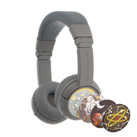 BuddyPhones - Play+ matiere grise-Sans Fil + Mode D'etude