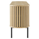 Modway - Fortitude 71 po Meuble TV, Chêne-MDF et panneau de particules