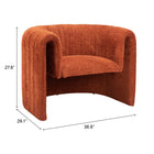 Zuo - Viana Fauteuil d’appoint - Orange brûlé-6