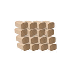 Globe Commercial - Serviettes pliées simples SF250NAT - Naturel - 250 feuilles/paquet - Paquet de 16-Convient aux distributeurs universels