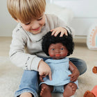 Miniland - Vêtements pour poupées de 15 pouces - Ensemble tricoté, robe et bandeau-Le jeu de rôle avec des poupées aide les enfants à comprendre des concepts tels que la famille, la diversité et la coopération
