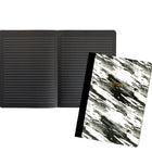 Hilroy - Journal gris et noir, grain de bois - 6 po x 8 po - 96 Feuilles-Reliure cartonnée 