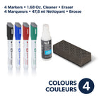 Quartet - Trousse de marqueurs effaçables à sec DryGuard, ens. de 6 pièces -Testé avec des marqueurs DryGuard laissés 24 heures sans capuchon et bénéficiant d’une période de récupération équivalente, avec capuchon. La récupération peut varier en fonction de la durée sans capuchon ainsi qu’à d’autres facteurs environnementaux