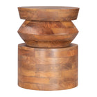 Zuo - Kollam Table d’appoint - Noyer-Garantie limitée de 3 ans