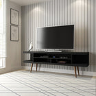 Manhattan Comfort - Meuble TV moderne Utopia 70,47 po - Noir-Recommandé pour un téléviseur de 65 pouces