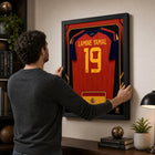 Frameworth - Coupe du Monde FIFA 2026 Officielle Espagne Lamine Yamal Cadre Réplique de Maillot - 25,75 po x 33,75 po-6