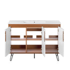 Modway - Energize 48" Vanette de salle de bain - Blanc cerise-8
