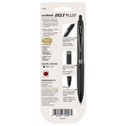 uni-ball − Stylos gel rétractables 207 Plus 70456 − 0,7 mm − noir − paquet de 3-Couleur et construction du canon : Noir