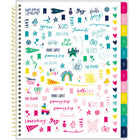 Emily Ley Simplified - Agenda scolaire hebdomadaire/mensuel pour enseignants 2026-2027 - 11 po H x 9 po l - Navy Floral - anglais-9