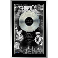 The Tragically Hip and Bill Barilko collage with Platinum LP - Impression encadree - 22" x 43"-Qualité supérieure - music memorabilia