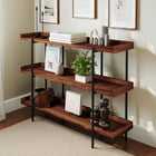 Flash Furniture – Étagère de rangement de 18 po, série Hercules, rustique (JN2542B3)-Style rustique