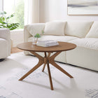Modway - Crossroads Manche Bois Table basse - Noyer-Placage de frêne