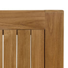 Modway - Vienna 34 po Carré Terrasse extérieure Bois de teck Table à manger, Naturel-8