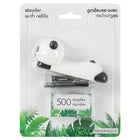 Merangue - Agrafeuse Panda avec recharges-Comprend 150 agrafes de recharge standard